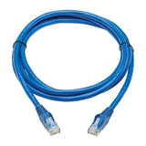 Tripp Lite Cat6 Ethernet Cable, RJ45 M/M Gigabit, Snagless, Molded, UTP, PoE, CMR-LP Patch Cable, 6 ft. Blue (N201P-006-BL)