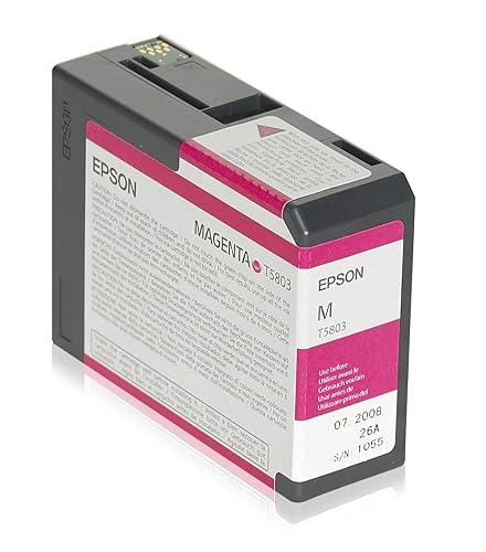 Epson UltraChrome K3 Magenta Ink Cartridge -Magenta -Inkjet -1 Each