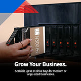 Toshiba N300 PRO 24TB Large-Sized Business NAS (up to 24 Bays) 3.5-Inch Internal Hard Drive - Up to 550 TB/Year Workload Rate CMR SATA 6 Gb/s 7200 RPM 1.0 GB Cache - HDWG82EXZSTB