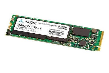 Axiom SSDM22ENV1TB-AX C3400e Series - Solid State Drive - encrypted - 1 TB - Internal - M.2 2280 - PCI Express 3.0 x4 (NVMe) - AES - Self-Encrypting Drive (SED), TCG Opal Encryption 2.0