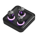 Cooler Master MasterHUB 3xKnob Module: Freeform 2.0 Modular Platform - Precision Control with Customizable Knobs and RGB LEDs for Effortless Fine-Tuning of Creative Apps and Lighting MasterHUB Knob Module