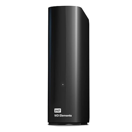 Western Digital 20TB Elements Desktop External Hard Drive, USB 3.0 External Hard Drive for Plug-and-Play Storage - WDBWLG0200HBK-NESN, Black 20TB Desktop
