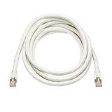 Tripp Lite Cat8 40G PoE Shielded Ethernet Cable, 10 Feet / 3.1 Meters, White, High Speed, Power Over Ethernet, RJ45, Snagless SSTP, Male-to-Male, Network Patch LAN, (N272-F10-WH) 10 Feet White
