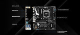 ASRock Placa Base B850M-X WiFi B850 AM5 Micro ATX WiFi R2.0 PCIe 4.0