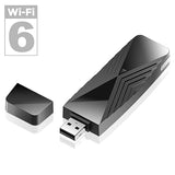 D-Link AX1800 Wi-Fi 6 USB 3.0 Adapter, WiFi Adapter for PC or Laptop, Update Your WiFi to Next Gen 802.11ax, Includes USB 3.0 dongle, WPA3 Encryption, Windows 10/11 (DWA-X1850), Black WiFi 6 AX1800 USB