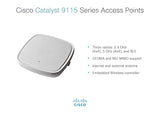 Cisco Catalyst C9115I 802.11ax 5.38 Gbit/s Wireless Access Point - 2.40 GHz, 5 GHz - MIMO Technology - Beamforming Technology - 1 x Network (RJ-45) - USB