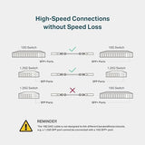 TP-Link 3 Meter, 10 Feet 10G SFP+ Direct Attach Cable(DAC) (TL-SM5220-3M) - Passive Twinax Cable, 10GBASE-CU SFP+ to SFP+ Connector, Plug and Play, LC Duplex Interface