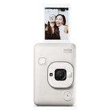 Fujifilm INSTAX Mini LIPLAY Hybrid Instant Camera - Misty White
