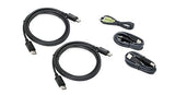 IOGEAR G2L9203UTAA3 Dual View DisplayPort USB KVM Cable Kit with (TAA) Audio Dual View DisplayPort, USB KVM