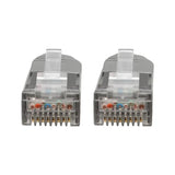 Tripp Lite N200-001-GY Cat6 Cat5e Gigabit Molded Patch Cable RJ45 M/M 550MHz Gray 1' 1' 1 ft. Gray