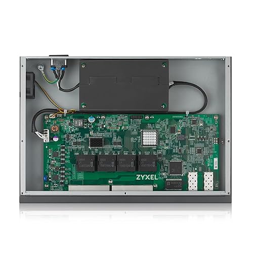 Zyxel Nebula 16-Port Gigabit Smart Managed PoE+ Switch with 250 Watt Budget and 2 Gigabit Combo Ports with Nebula Cloud Managment, Long Range PoE Switch [GS1350-18HP]