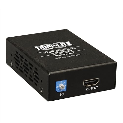 Tripp Lite B126-1A0 HDMI Over Cat5 Active Extender Remote Unit TAA/GSA (Black ) Active Receiver