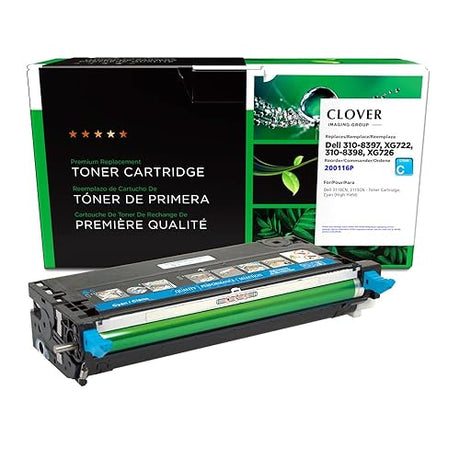 WPP 200116P Remanufactured Cyan High Yield Toner Cartridge for Dell 3115