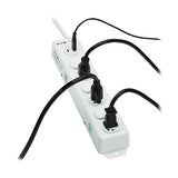 Tripp Lite Eaton Medical Hospital Power Strip with 2 USB Charging Ports, 6 Outlets + 2 Foot Cord, UL 1363 Certified Power Strip, Wall Mount and Under