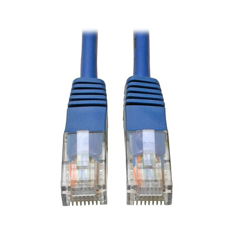 Tripp Lite Cat5e 350MHz Molded Patch Cable (RJ45 M/M) - Blue, 1-ft.(N002-001-BL) 1 foot Blue