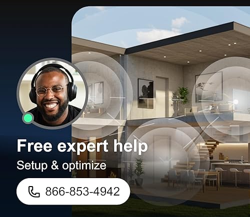 NETGEAR Orbi 970 Series Quad-Band WiFi 7 Mesh Network System (RBE972S) - Router + 1 Satellite Extender, Security Features, 27 Gbps, 6,600 sq. ft., 200 Devices, 10 Gig Internet Port – Free Expert Help WiFi 7 2-Pack