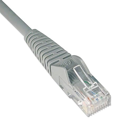Tripp Lite N201-001-GY 1 Feet Cat6 Gigabit Snagless Patch Cable RJ45M/M (Gray) 1-ft. Gray