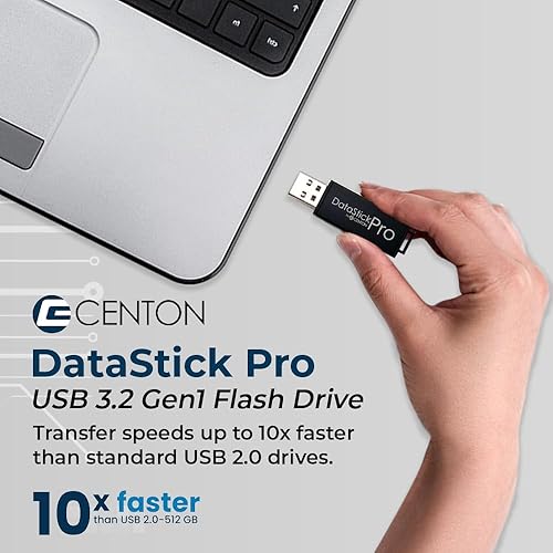 Centon Electronics MP ValuePack USB 3.0 Pro (Black), 128GB x 10 S1-U3P6-128G-10B