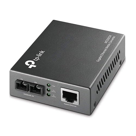 TP-Link Gigabit SFP to RJ45 Fiber Media Converter | Fiber to Ethernet Converter Multi - Mode Fiber, Gigabit