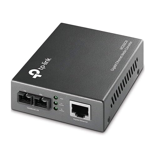 TP-Link Gigabit SFP to RJ45 Fiber Media Converter | Fiber to Ethernet Converter Multi - Mode Fiber, Gigabit
