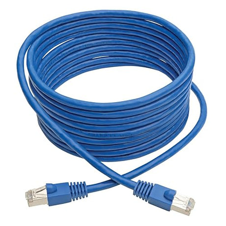 Tripp Lite Cat6a Ethernet Cable, 10G-Certified Patch Cable, Snagless, Shielded STP PoE Ethernet Cord, 15 ft, Blue (N262-015-BL) 15ft. Blue