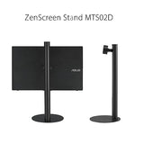 ASUS ZenScreen Stand MTS02D - Ergonomic Stand for Portable Monitors, Tilt, Pivot, Height adjustments, 1/4” Tripod Socket Compatible, Work from Home Setup, Home Office