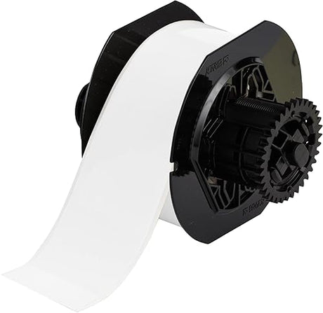Brady B30C-2250-595-WT 100' Length X 2.250 Width, B-595 Vinyl, White BBP31 Indoor/Outdoor Tape