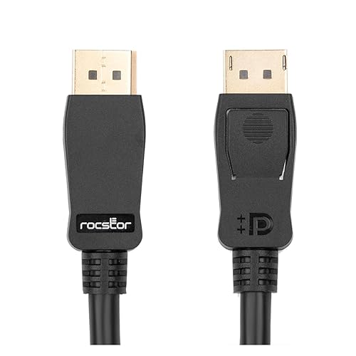 Rocstor DISPLAYPORT 1.4 Cable 6FT 2M