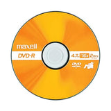 Maxell DVD-R Recordable Disc 4.7 GB 16x Spindle Gold 25/P