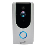 Supersonic SC-5000VD Smart WiFi Doorbell Camera, with 1080P HD Video Recording, Voice Call Intercom, Infrared Night Vision, Remote Monitor, Intercom, Trigger, Built-in SD Card, No Wire Connection