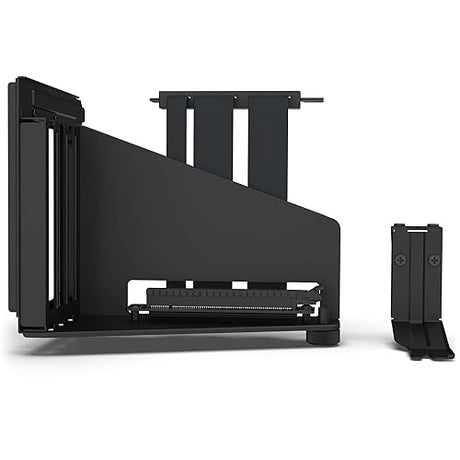 NZXT Vertical GPU Mounting Kit - AB-RH175-B1-175 mm PCIe 4.0x16 Riser Cable - GPU Holder - Sturdy Steel Bracket - Black