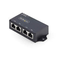 StarTech.com 2-Port PoE+ Injector, 10/100/1000Mbps, PoE/PoE+ (802.3af/at), 4X 10/100/1000BASE-T RJ45, 30W, Wall Mountable