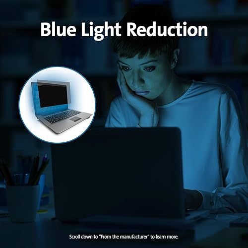 Kensington 14 inch Laptop Privacy Screen Laptop, 16:10 Laptop Screen Privacy Filter, Anti-Glare, Blue Ray Reduction, Compatible with HP/Dell/Acer/Asus/Samsung/Lenovo (K55801WW) Laptop 14 (16:10)