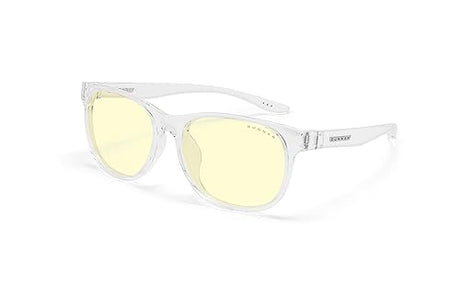 Gunnar Optiks Gunnar - Blue Light Gaming Glasses for Kids 12+ Amber Lens Crystal Frame