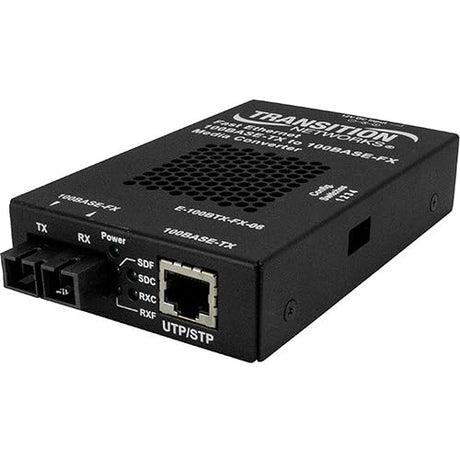 Transition Networks 100BASE-TX RJ45 to 100BASE-FX MM SC