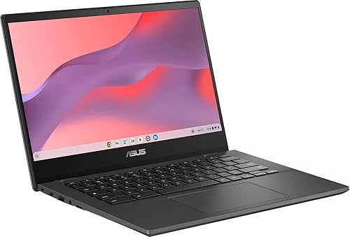 ASUS Chromebook Business Laptop, 14 FHD Display, 8-Core MediaTek Kompanio 520, 16GB RAM, 64GB eMMC+128GB Micro SD, Wi-Fi 6, Bluetooth, Chrome OS, with Microsoft Office Lifetime License&Laptop Stand