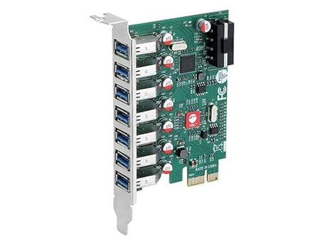 Siig 258691 Cc Ju-p70211-s1 Usb 3.0 7-port Pcie Host Card Brown Box