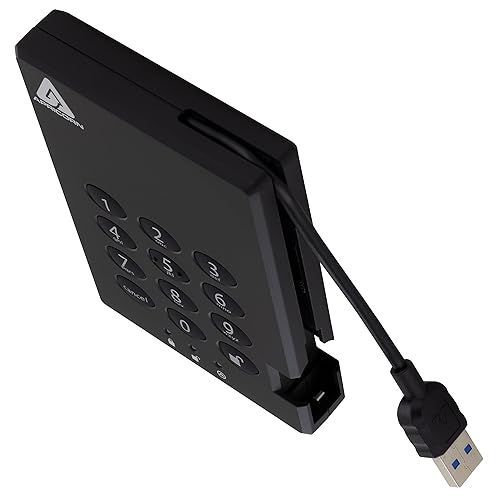 Apricorn Aegis Padlock External Hard Drive 2000 GB Black