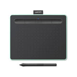 Wacom Intuos Small Bluetooth Graphics Drawing Tablet, Portable for Teachers, Students and Creators, 4 Customizable ExpressKeys, Compatible with Chromebook Mac OS Android and Windows - Pistachio