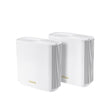 ASUS ZenWiFi Whole-Home Tri-Band Mesh WiFi 6E System (ET8 2PK), Coverage up to 5,500 sq.ft & 6+Rooms, 6600Mbps, New 6GHz Band, AiMesh, Lifetime Free Internet Security