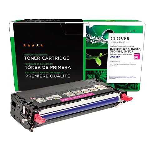 Clover Remanufactured Toner Cartridge Replacement for Dell 3130 | Magenta | High Yield