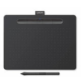 Wacom Intuos Medium Bluetooth Graphics Drawing Tablet, Portable for Teachers, Students and Creators, 4 Customizable ExpressKeys, Compatible with Chromebook Mac OS Android and Windows - Black Black Medium Bluetooth