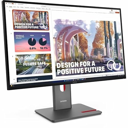 Lenovo ThinkVision P27QD-40 27 Class WQHD LED Monitor - 16:9 - Raven Black 64B3GAR2UZ