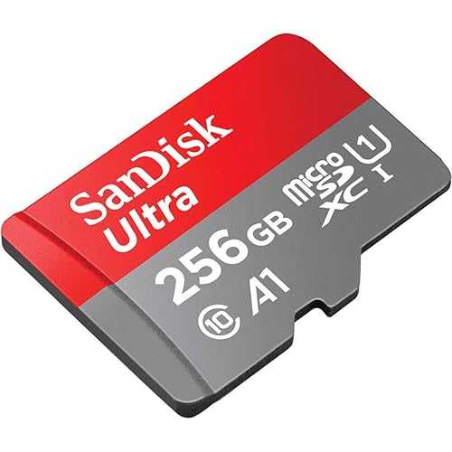 SanDisk Ultra 256GB UHS-I microSDXC Memory Card with SD Adapter