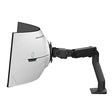Ergotron - HX VHD Premium Heavy Duty Gaming Monitor Arm, Single Monitor Desk Mount – for 1000R Curved Ultrawide Monitors Up to 57 Inches, 9-14 Inches Depth, VESA 75x75mm or 100x100mm – Matte Black Matte Black VHD Pivot