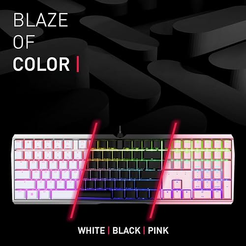 CHERRY MX Board 3.0 S Wired Mechanical Keyboard Aluminum Housing MX Red Silent Switches for Gaming and Office Black