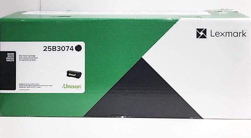 Lexmark 25B3074 M5255 M5270 XM5365 XM5370 Toner Cartridge (Black) in Retail Packaging