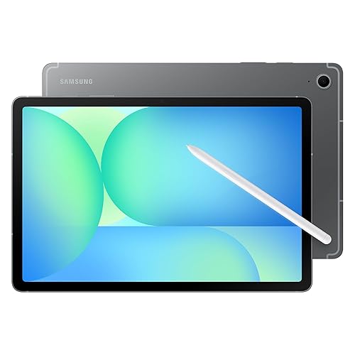 Samsung Galaxy Tab S10 FE 5G 10.9”128 GB,Android Tablet,(AT&T Network),IP68 Water & Dust-Resistant,Long Battery Life,Powerful Processor,S Pen, 13MP Camera,Lightweight Design,US Version, 2025,Gray Gray AT&T Network
