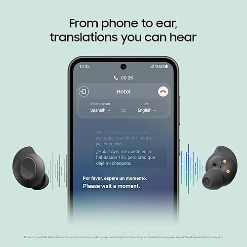 Samsung Galaxy Buds FE True Wireless Bluetooth Earbuds, In-Ear Secure Fit, Noise Cancelling, Auto Switch Audio, Touch Control, Built-in Voice Assistant, White [US Version, 1Yr Manufacturer Warranty] White Buds FE Only