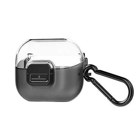 Samsung Galaxy Buds3/Buds3 Pro Clip Case with Carabiner (Clear)